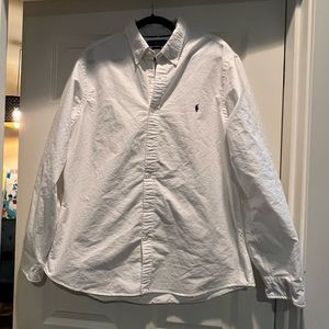 Polo by Ralph Lauren White Oxford Shirt- Slim Fit